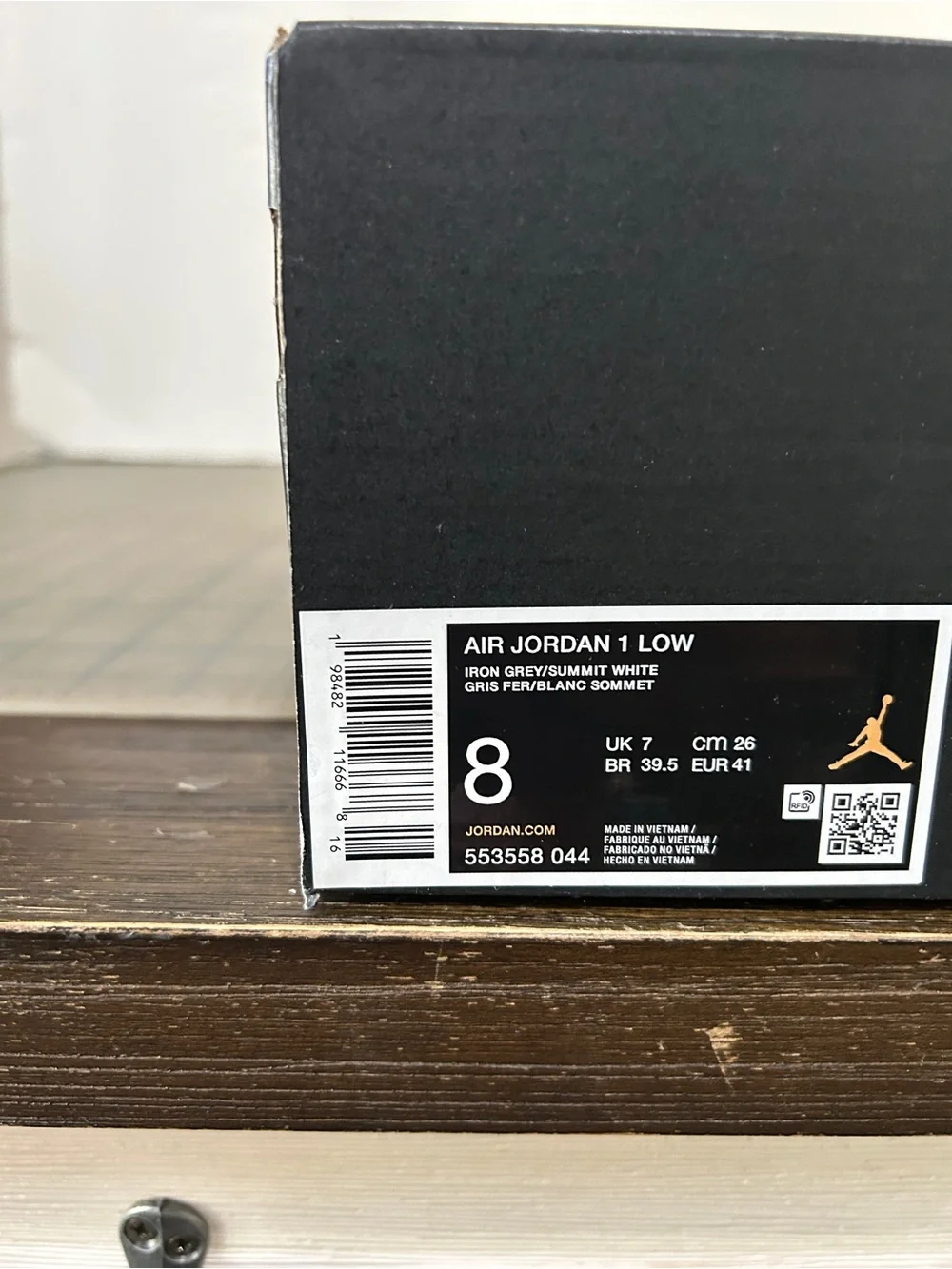 Air Jordan 1 Low ‘Grey White’